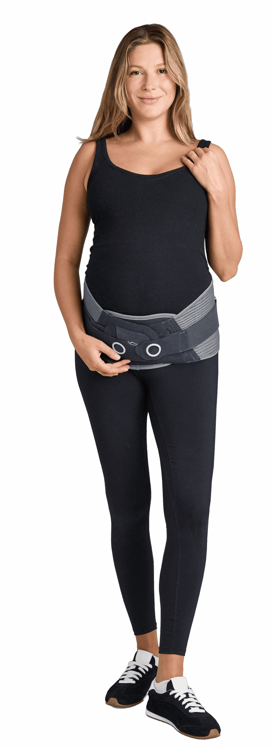 Woman wearing Popple LSO brace
